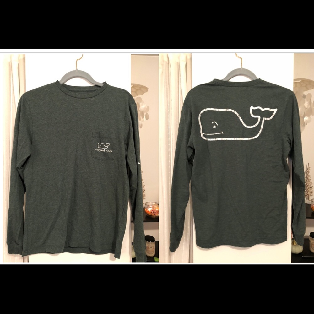 Vineyard Vines Long-Sleeve Vintage Whale Pocket T